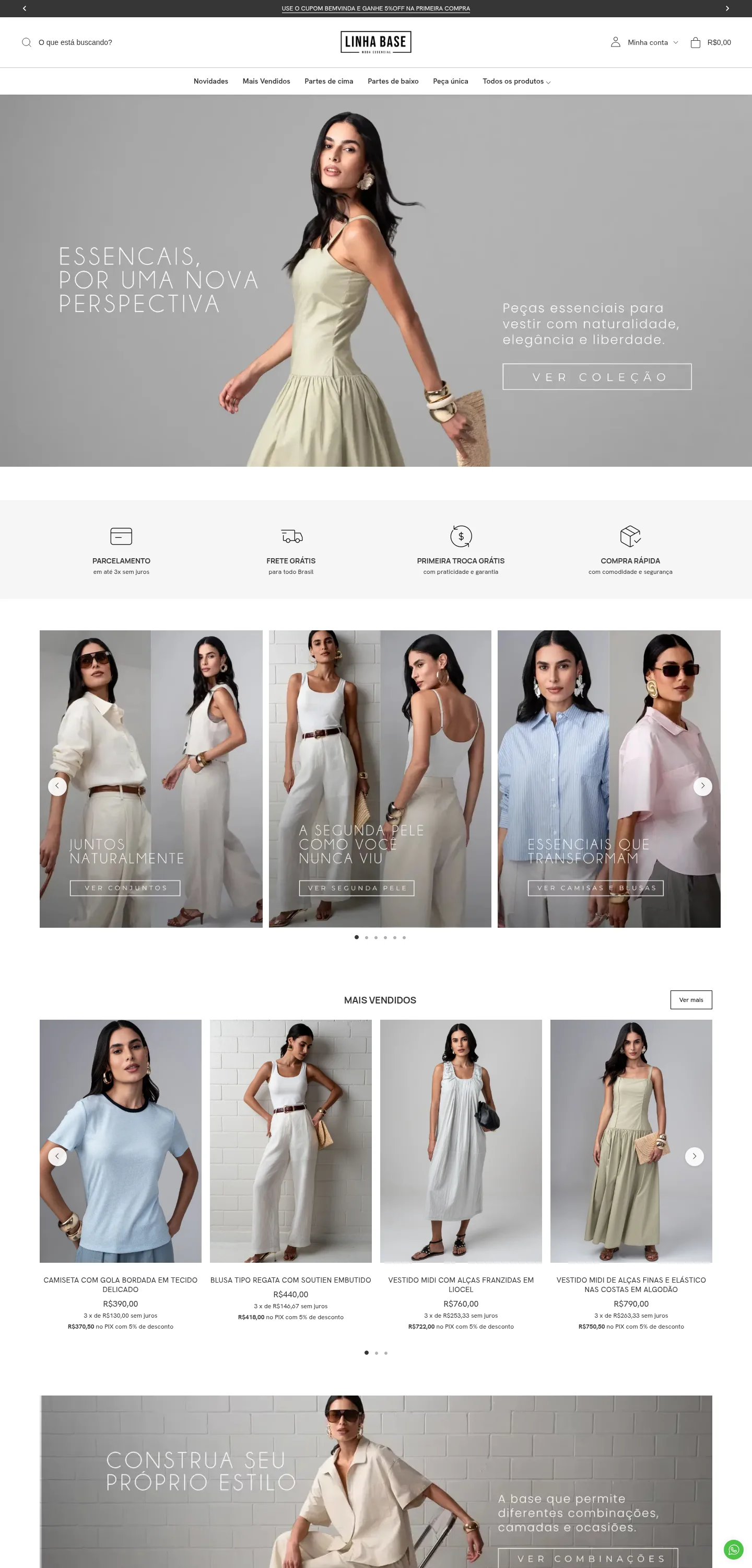 Template Grace — Homepage (desktop)